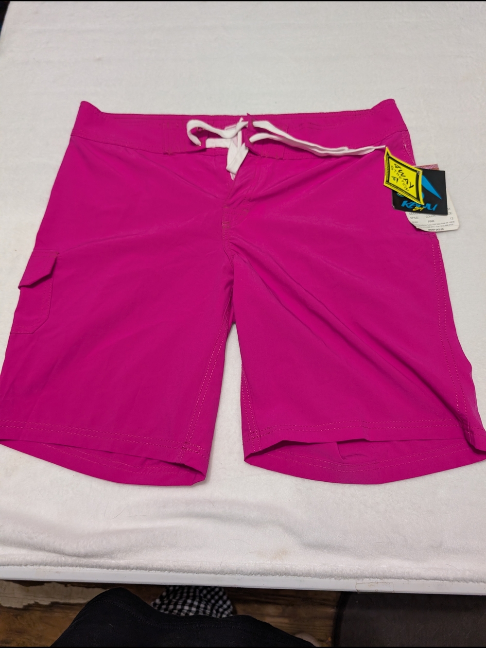 Kanu Surf Women's Hot Pink Athletic Board Shorts Size 12